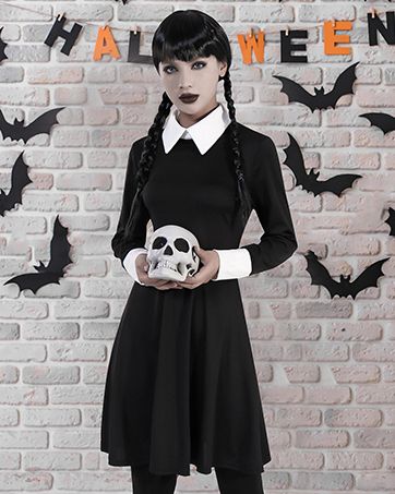 Halloween Addams Family Costume Women Adult Wednesday Costume Dress Halloween Addams Family, Addams Family Costume, Wednesday Costume, Wednesday Addams Costume, Wednesday Dress, Addams Family Costumes, Addams Family Wednesday, Costume Women, Monsters Inc