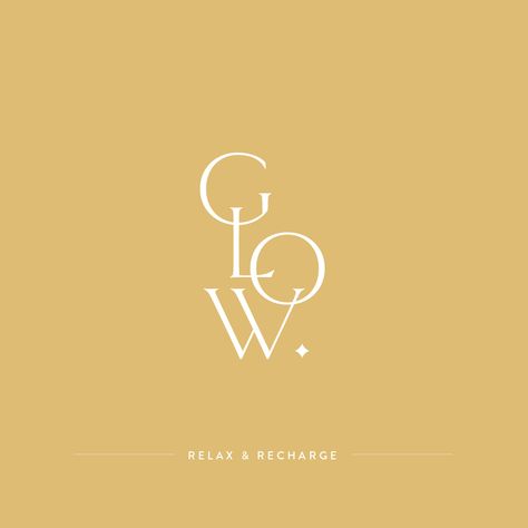 Logo concept for Glow | Daily Logo Series | clean, minimal logo design | brand design Spa Esthetic, Glow Logo, Bag Brand Logo, Minimal Logo Branding, Candle Logo, Inspiration Logo Design, Logo Minimalista, Logo Unique, Logo Luxury