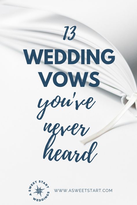 Unique Wedding Vows, Personal Wedding Vows, Vow Examples, Wedding Vows Examples, Traditional Wedding Vows, Wedding Vows To Husband, Vows Wedding, Wedding Ceremony Script, How To Dress For A Wedding