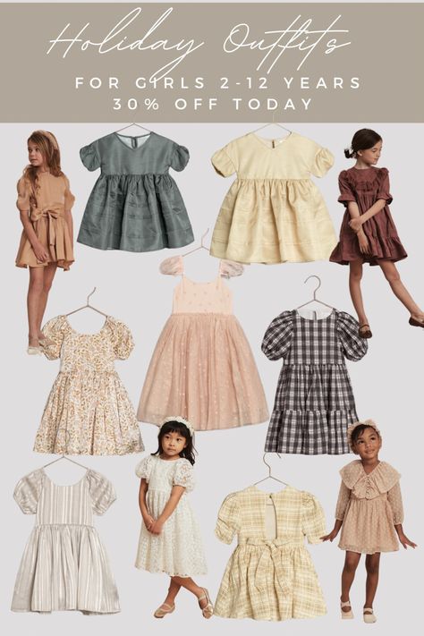 Holiday outfit for girls. 2-12 year old girl holiday outfit. Children’s holiday outfit, girls holiday outfit, girls holiday dress, girls Christmas dress ideas, dresses, girls dresses, Follow my shop @Burnett Bungalow on the @shop.LTK app to shop this post and get my exclusive app-only content! #liketkit #LTKkids #LTKHoliday #LTKCyberweek @shop.ltk https://liketk.it/3VObY Christmas Dress Ideas, Girls Holiday Outfit, Girls Christmas Dress, Girl Holiday, Outfits For Girls, Girls Holiday, Girls Holiday Dresses, New Years Outfit, Girls Christmas Dresses