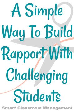 Discover a simple way to build rapport with even the most challenging students. It's a strategy very few teachers use but will gently and effectively bring any student into the happy and well-behaved culture of your classroom. Coastal Classroom, Classroom Challenges, Smart Classroom, Teaching Classroom Management, Building Classroom Community, Classroom Culture, Classroom Behavior Management, Classroom Management Tips, First Year Teachers