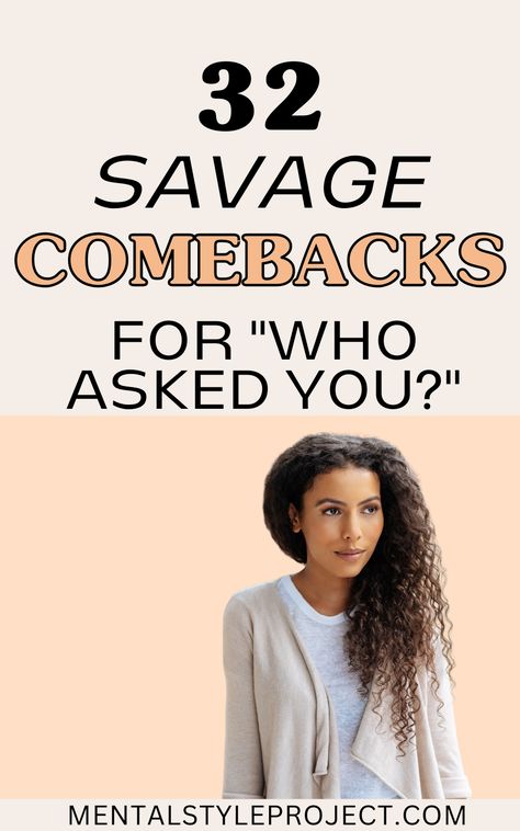 I decided to compile a list of comebacks for who asked you? “Did I ask,” and “nobody asked or cares” because it’s getting ridiculous out there. Some annoying people ask, “Who asked?” after you tell a story. There’s nothing worse than someone asking you a question and then responding with, “who asked you?”
It can be frustrating, and it’s often a difficult comeback to come up with. Comebacks For Who Asked, Rude Comebacks, Insulting Names, Question Meme, Come Back Quotes, Sarcasm Comebacks, Did I Ask, Best Comebacks, Keep The Conversation Going