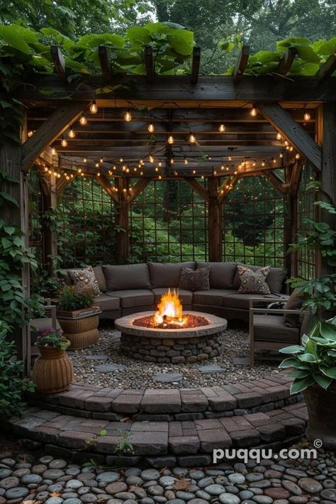 Outdoor Fire Pit Area, Fire Pit Cooking, Fire Pit Lighting, House Vibes, Fire Pit Area, Fire Pit Designs, Backyard Fire, Outdoor Decor Backyard, Fire Pit Backyard