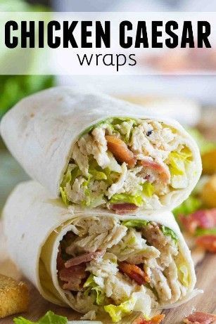 Lunch doesn’t get much easier Chicken Caesar Wrap. Full of flavor, it comes together easily with pre-cooked shredded chicken .I also chopped up some croutons and put inside the wrap. I loved the extra crunch they brought to the wrap. I used store bought Caesar #chopped, #shredded, #inside, #wrap, Shredded Chicken Healthy, Caesar Wrap, Wraps Recipes Easy, Chicken Caesar Wrap, Lunch Chicken, Chicken Wrap Recipes, Chicken Healthy, Chicken Caesar, Healthy Food Facts