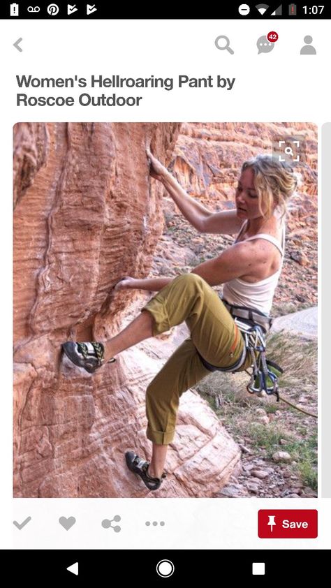 Woman Climbing, Rock Climbing Women, Climbing Outfit Woman, Climbing Outfits, Climbing Girl, Sport Videos, Climbing Pants, Rock Climbing Gear, Climbing Clothes