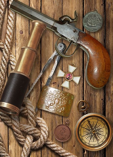 Flintlock Pistol Spyglass Compass - Free photo on Pixabay Best Iron, Stitch Design, Flower Cards, Cross Stitch Designs, Free Pictures, Free Photos, 18th Century, Compass, Decoration Ideas