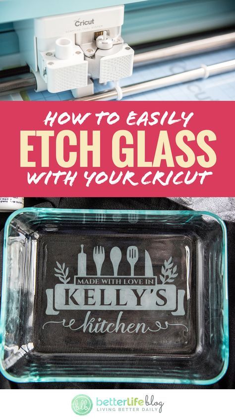 How to Etch a Glass Baking Dish with Cricut Glass Etching Diy, Etching Diy, Glass Etching Projects, 3d Pokemon, Vinyle Cricut, Etching Cream, Cricut Explore Air Projects, Cricket Crafts, Circuit Crafts