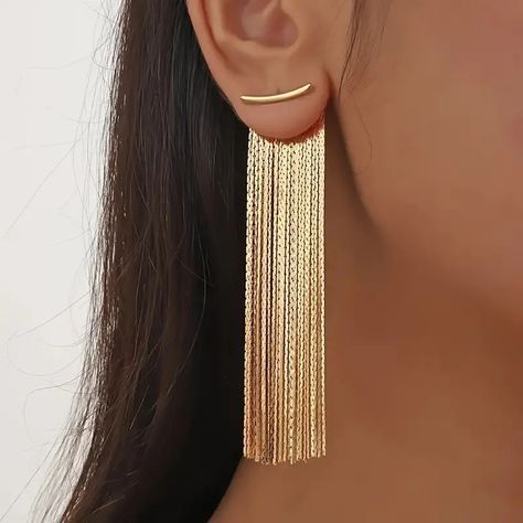 DIY tassel earrings