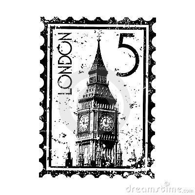 London Stamp Or Postmark Style Grunge London Stamp, Grunge Illustration, Postage Stamp Design, Travel Stamp, Postal Vintage, London Tattoo, Letter Stamps, Seal Design, Vintage London