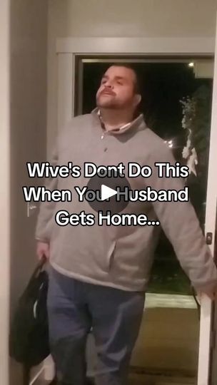 12M views · 147K reactions | Wives, we know you might need your spouse to jump in when he gets home, and that's OK. Remember though that it doesn't mean the first response is a list of demands and frustration thrown his way. A loving excitement that he is home will go a long way in the dynamic that you both create. 
 Husbands, does it feel this way sometimes? What would you prefer, tell the ladies so they know. 
 Follow us for more relationship advice or humor.
  Couples counseling. Marriage therapy.. Marriage Help. Date ideas. Marriage counseling. Marriage therapy. Jokes about marriage. Couples comedy. Marriage Humor 

#couplescounseling #marriageadvice #couplescomedy #couples #marriage #marriedlife #relationships #marriageargument #relationshipcounseling #marriagecounseling #marriagecoac Therapy Jokes, Jokes About Marriage, Marriage Therapy, Marriage Jokes, Marriage Help, First Response, Couples Counseling, Marriage Humor, Marriage Counseling