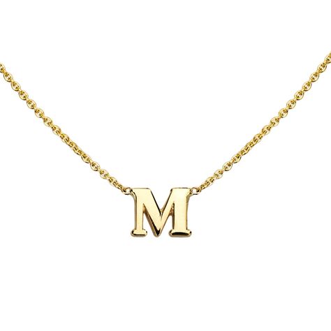 14K Gold Initial Necklace - Letter "M" 14k Gold Initial Necklace, Gold Initial Necklace, Initial Necklace Gold, Letter M, Gold Initial, Initial Letter, Handmade Gold, Letter Necklace, Initial Letters