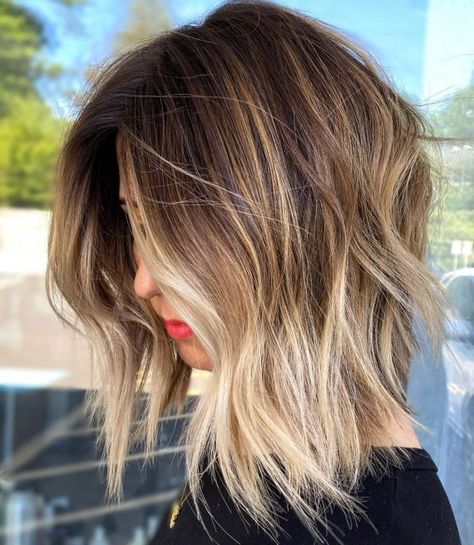 Balayage Short Hair, Hairstyles Balayage, Balayage Short, Blonde Balayage Highlights, Short Ombre Hair, Short Dark Hair, Bronde Balayage, Short Brown Hair, Shorter Hair