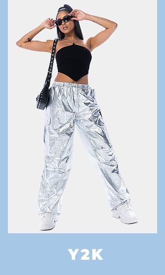 In Control Clothing : Kawaii Clothes and Alternative Outfits Low Waist Cargo, Cargo Parachute Pants, Aesthetic Y2k Outfits, Aesthetic Collection, Disco Style, Fiesta Outfit, Cargo Pants Outfit, Disco Outfit, Futuristic Fashion