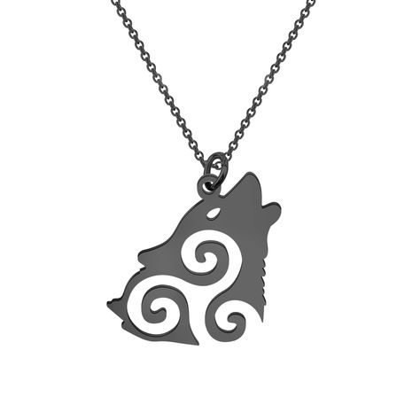 PRICES MAY VARY. Wolf Necklace-If you are looking for a nice gift for fans,this fashion necklace is perfect. The meaningful designs make it an unique gift for them.Just pick one to show how much you love ! Celtic Symbol Jewelry -Perfect gift for wolf fandom to receive it.it makes a wonderful gift to bring joy to someone's day or a simple positive pick me up treat for your husband,boyfriend,wife,brother ,friends… ·Material: wolf lover gift- is made of stainless steel,it is lead free and nickel fr Wolf Pendant Necklace, Symbol Jewelry, Celtic Symbol, Wolf Pendant, Wolves Pendants, Wolf Necklace, Teen Jewelry, Wolf Jewelry, Boys Jewelry