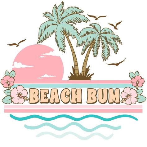 Png Sun, Beachy Wallpaper, Sun Png, Decor Packaging, Sublimation Heat Press, Beach Wall Collage, Beach Png, Iphone Wallpaper Preppy, Cute Home Screen Wallpaper