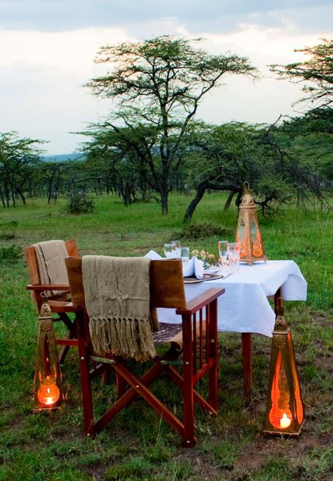 Safari Picnic, Out Of Africa Style, British Colonial Decor, Luxury Picnic, Kenya Travel, Safari Chic, Campaign Furniture, Kenya Safari, British Colonial Style