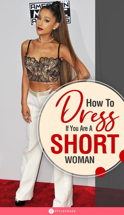 How To Dress If You Are A Petite Or A Short Woman: We’ve listed dressing ideas, fashion tips, Dos & Don’ts, and a lot more to give you an idea about how to dress up for your body type. Here's a 360 degree tour of everything there is to know about outfit ideas for short girls. #Fashion #Tips #Tricks Short Women Outfits, Style For Short Women, Outfits For Short Women, Short Girl Outfits, Short Girl Fashion, Dress For Petite Women, Dressing Ideas, Fashion For Petite Women, Petite Fashion Tips