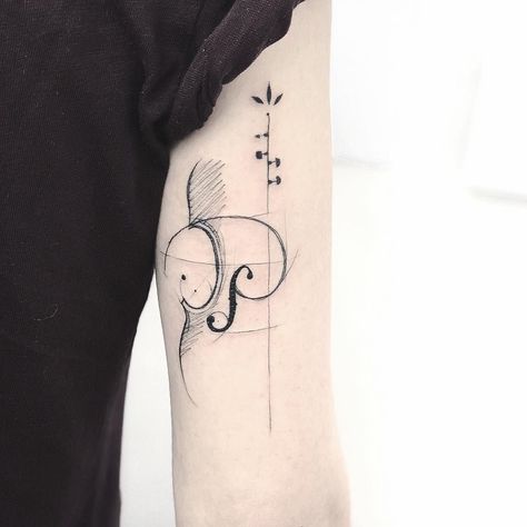 Cello Tattoo, Violin Tattoo, Planet Tattoo, Molecule Tattoo, Small Couple Tattoos, Planet Tattoos, Music Tattoo Designs, Manhattan Project, Music Tattoo