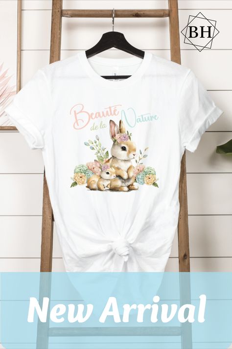 Bunny Shirts Easter Bunny T Shirt Rabbit Shirts Easter Gift Idea for Women Cute Tee Easter Etsy Shop Easter Tee Shirt, Nature Women, Easter Gift Ideas, Bunny T Shirt, Easter Tees, Cozy Outfits, Rabbit Gifts, Bunny Gifts, Bunny Shirt