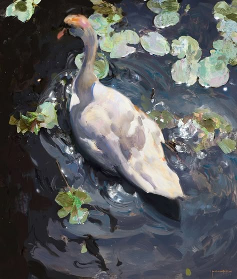 Yizheng Ke, Arte Punk, 수채화 그림, Arte Inspo, A Duck, Ethereal Art, Painting Inspo, Classical Art, Wildlife Art