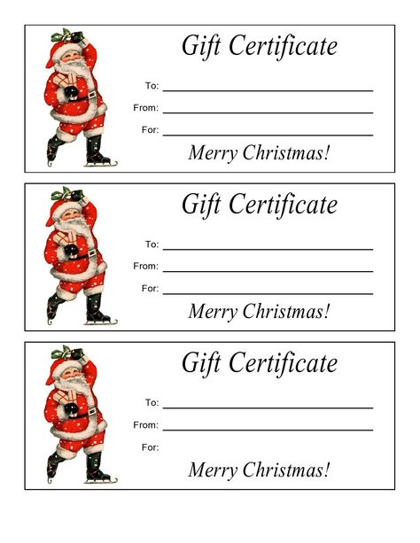 Diy Gift Certificate Free Printable, Free Gift Certificate Printable, Christmas Gift Certificate Template Free, Gift Voucher Template Printable Free, Gift Certificate Template Free, Christmas Voucher, Blank Gift Certificate, Gift Certificate Printable, Gift Certificate Template Word