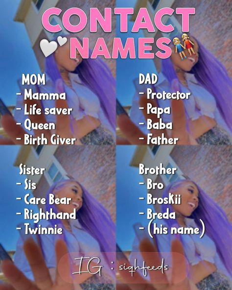 Names For Your Brother In Your Phone, Nickname For Brother In Phone, Cute Names For Mom In Your Phone, Funny Contact Names For Brother, Names To Save Your Mom On Phone, Names For Brother In Phone, Names For Mom In Phone Contact, Nicknames For Mom In Phone, Contact Nicknames