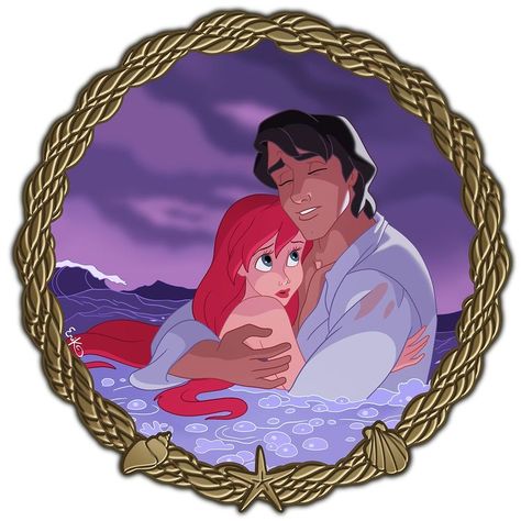 Disney References, Court Fashion, Ariel And Eric, Disney Movie Art, Disney Romance, Disney Au, Disney Couple, Lovely Moments, Evil Disney