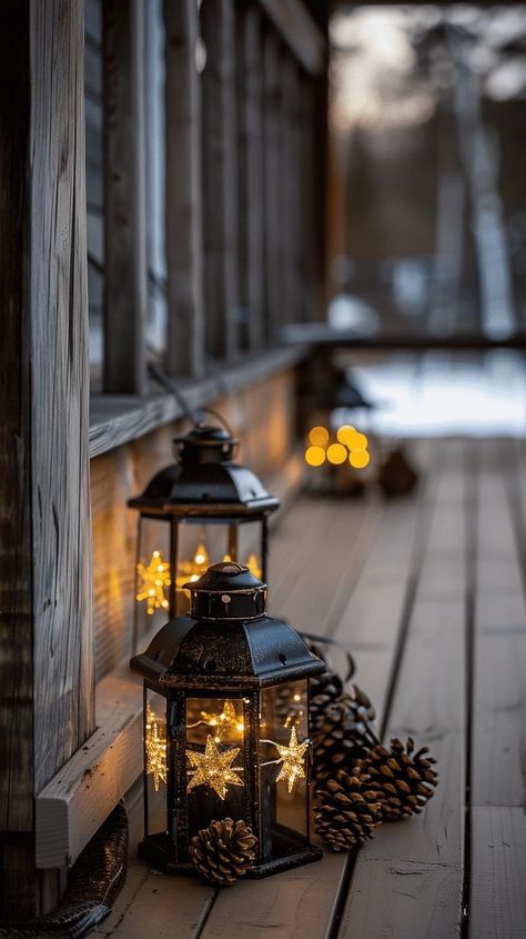 Fall Lantern Decor Ideas, Lantern Decor Ideas, Fall Lantern Decor, Fall Lantern, Lantern Decor, Beach House Living Room, Lantern Ideas, Christmas Apartment, Barn Door Designs