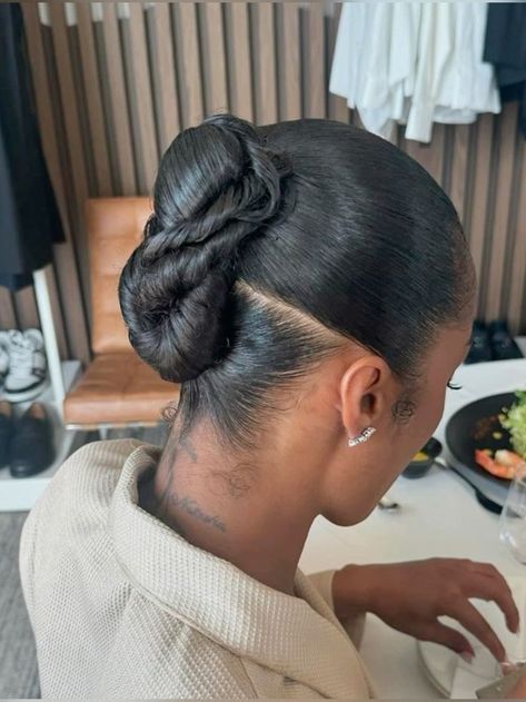 Slick Updo, Hair Stylist, Hair Hair, Louis Vuitton, Make Up, Hair Styles, Makeup, Hair, On Instagram