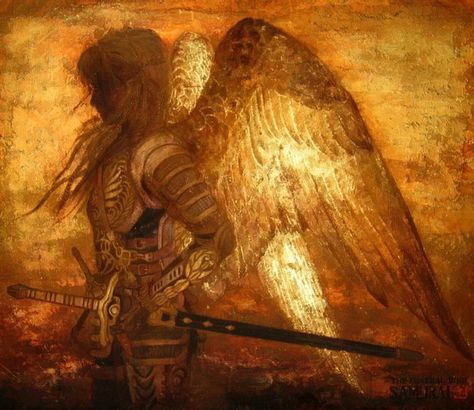 The Fallen Angel, Arte Peculiar, Angel Warrior, San Michele, Angels And Demons, Arte Fantasy, Pretty Stuff, Ethereal Art, Angel Art