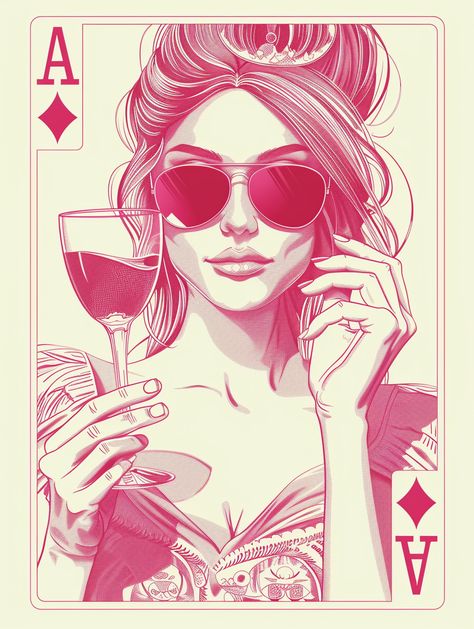 Batman Pop Art, Queen Playing Card, Addition Art, Horse Calendar, Tato Maori, Inspirational Digital Art, Playing Cards Design, A Glass Of Wine, Glass Of Wine