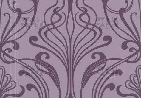 Art Deco Walls, Art Nouveau Graphic Design, Art Nouveau Bathroom, Art Nouveau Bedroom, Art Nouveau Home, Nouveau Wallpaper, Art Nouveau Wallpaper, Vintage Wallpaper Patterns, Art Nouveau Tattoo