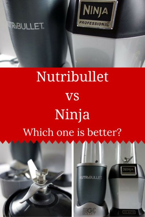 The Nutribullet vs Ninja Bullet a comparison and product review of the blenders Ninja Bullet, Ninja Blender, Cooking 101, Blender Recipes, London Food, Cooking Basics, British Food, 21 Day Fix, Learn To Cook