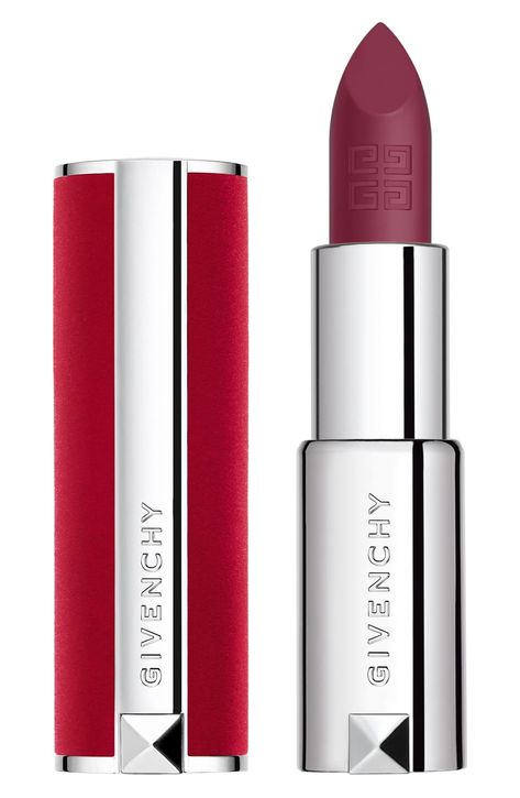 Givenchy Le Rouge Deep Velvet Matte Lipstick | Nordstrom Manicure Neutral, Givenchy Lipstick, Neutral Lip, Best Red Lipstick, Velvet Matte Lipstick, Givenchy Beauty, Givenchy Couture, Bold Lip Color, Batons Matte