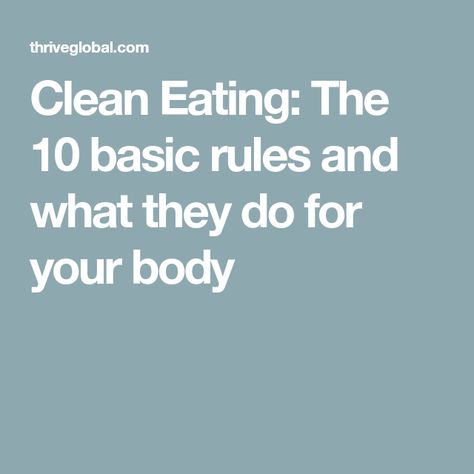 Clean Eating Rules For Beginners, Clean Eating Basics, Clean Eating Rules, The Last Meal, Why Try, Homemade Muesli, Natural Yogurt, Weight Los, Health Nutrition