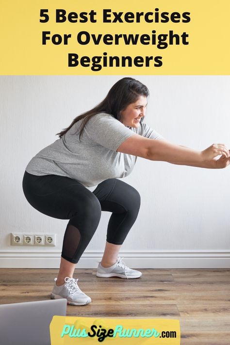 5 Best Exercises For Obese Beginners via @beginner2finisher Easy Workouts For Beginners, Obese Workout, Beginner Workout At Home, Workout Routines For Beginners, Fitness Home, Best Cardio Workout, Plus Size Workout, Best Cardio, Gym Routine