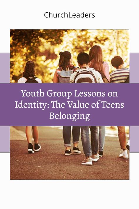 Youth group lessons on identity let teens and preteens know they matter. Discover insights about building identity and belonging among kids. #identity #belonging #youthgrouplessons #teenministry #youthministry #identityinChrist #Christianteens Teen Youth Group Lessons, Youth Group Names, Youth Sermons, Teen Bible Lessons, Youth Group Lessons, Teen Ministry, Youth Lessons, Student Ministry, Bible Topics