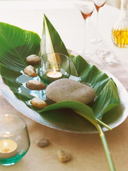 Deco Zen, نباتات منزلية, Tafel Decor, Fiesta Tropical, Spa Ideas, Zen Decor, Spa Decor, Massage Room, Tropical Art