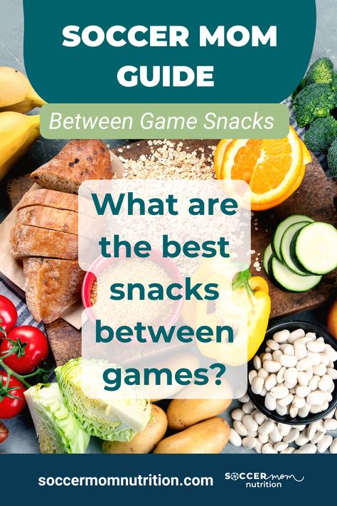 Easy Meals For Sports Moms, Snacks For Athletes Between Games, Pre Game Snacks, Athlete Snacks On The Go, Football Halftime Snacks For Players, Sport Snacks For Kids, Soccer Tournament Food, Soccer Tournament Snacks, Pre Game Snacks For Athletes