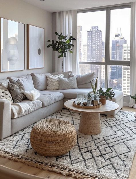 Make Your Living Room Cozy, Living Room Inspiration Apartment, Apartment Living Room Decor Ideas, Small Apartment Decorating Living Room, Apartment Living Room Decor, Small Living Space, Living Room Cozy, Snug Room, Apartment Decorating Living