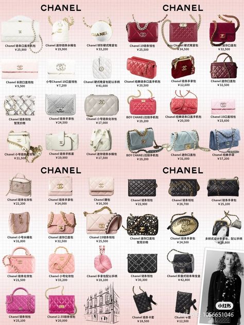 Mini Designer Bags, Luxury Bag Brands, Fashion Illustration Collage, Stylish School Bags, Chanel Lover, Luxury Bags Collection, Business On Instagram, Luxury Branding Design, Luxury Purses