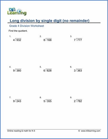 Grade 4 Long division Worksheet 3-digit by 1-digit numbers with no remainder Division Worksheets Grade 4, Division With Remainders, Math Division Worksheets, Long Division Worksheets, Math Tutoring, Numbers Worksheets, Free Printable Math Worksheets, 4th Grade Math Worksheets, Division Facts