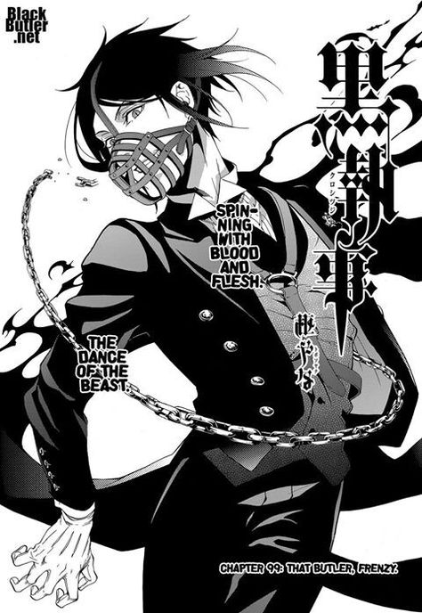 Oh my...** Sebby in a harness and muzzle? Me likey... ;) Sebastian Ciel, Black Butler Sebastian, Black Butler Manga, Black Butler 3, Black Butler Ciel, Sebastian Michaelis, Black Butler Anime, Black Butler Kuroshitsuji, Butler Anime