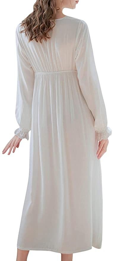 Classic Palace, Womens Long Shorts, Nightgown Long, Sleeping Gown, Victorian Nightgown, Night Dresses, Nighty Night, Cotton Pajamas, Cotton Sleepwear