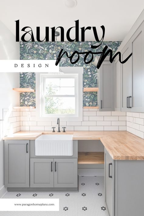 Laundry room design for smart home plans Laundry Room Deminsions, Corner Cabinet Laundry Room, Laundry Room With Window, Open Shelving Laundry Room, Mudroom Laundry Room Ideas, Laundry Room/mudroom, Pantry Laundry Room, Design Strategies, Mudroom Laundry Room