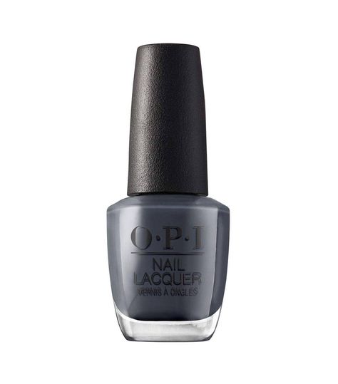 The 21 Best Dark Fall Nail Colors of 2021 | Who What Wear Opi Dark Grey Nail Polish, Opi Dark Gray Nail Polish, Gray Gel Nails Ideas, Dark Grey Nail Ideas, Best Opi Gel Colors, Blue Gray Nail Polish, Dark Gray Nails, Dark Fall Nail Colors, Dark Nail Colors