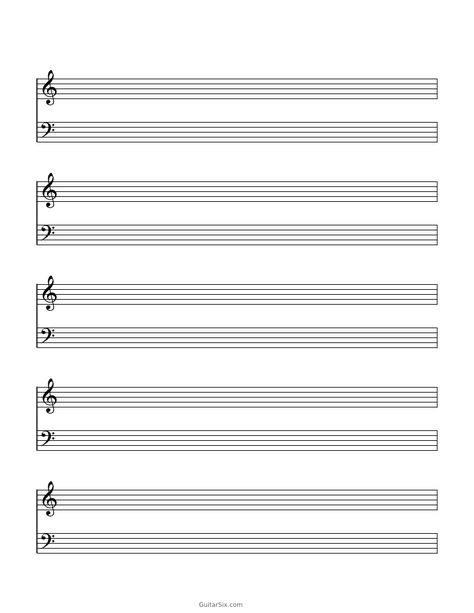 blank sheet music paper grand staff Sheet Music Template, Blank Sheet Music Free Printable, Music Sheet Printable, Blank Music Sheets Free Printable, Grand Staff Printable, Blank Music Staff Free Printable, Blank Piano Sheet Music, Paper Piano, Hallelujah Sheet Music