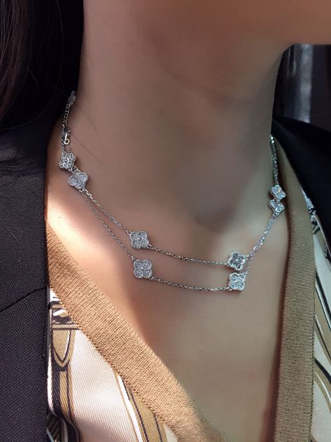 (1) VCA ~ Van Cleef Arpels Discussion thread! | PurseForum Van Cleef Pendant Necklace, Onyx Van Cleef, Van Cleef Silver Necklace, Van Cleef Arpels Silver, Can Cleef And Arpels Necklace, Van Cleef Arpels Aesthetic, Van Cleef Set, Van Cleef Aesthetic, Silver Van Cleef