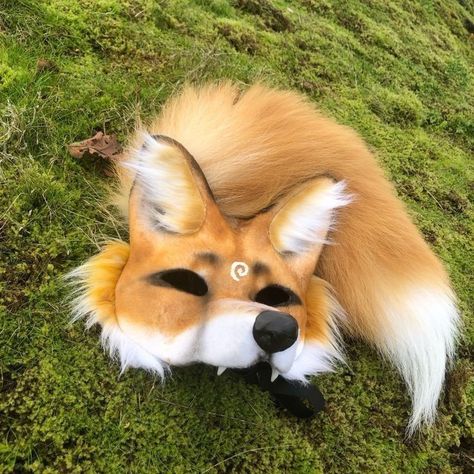 Felt Animal Masks Diy, Animal Masks Diy, Cat Mask Diy, Felt Animal Masks, Wolf Mask, Animal Tails, Fox Mask, Cool Masks, Cat Mask