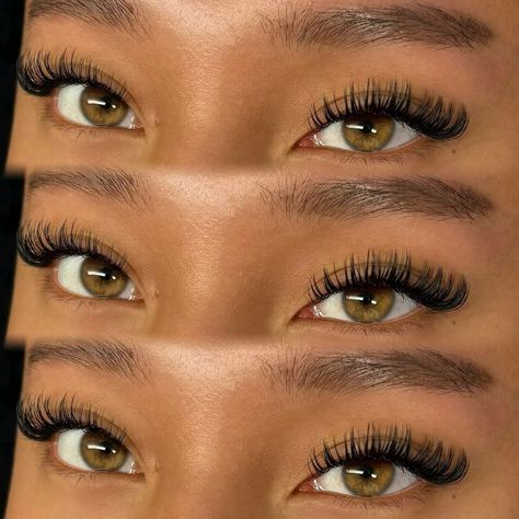 We love this wet set look by our Ambassador @veyatelierbeauty using our Matte Dark Volume classic lashes in D curl 🖤 💦 With a light and fluttery feel of classic lashes with a spikey, textured volume look, this is a lash trend we’re sure lots of your clients will love. It’s great for a wide eye, exaggerated look – perfect for clients who love the ‘Kim K’ look. ㅤ - our classic fans on SALE from $4.24 per tray 🔥 - FREE DHL EXPRESS SHIPPING $200+ - over 2900+ 5 star verified reviews - Afterpay,... Natural Fake Eyelashes, Wide Set Eyes, Lashes Fake Eyelashes, Classic Lashes, Wet Set, Eyelash Extensions Styles, Perfect Eyelashes, Pretty Lashes, Makeup For Black Skin